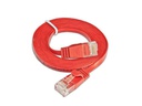 SLIM Slimpatchkabel  Cat 6, UTP, 0.75 m, Rot
