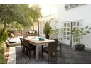 Florco Balkon-&amp; Terrassenplatten WPC anthrazit 30 x 30, 6 Stk.