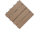 Florco Balkon-&amp; Terrassenplatten WPC braun 30 x 30, 6 Stk.