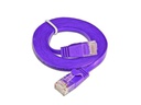 SLIM Slimpatchkabel  Cat 6, UTP, 0.75 m, Violett