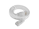 SLIM Slimpatchkabel  Cat 6, UTP, 0.75 m, Weiss