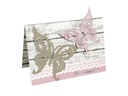 URSUS Osterbastelset Shabby 6 Blatt in 6 Farben, 45 Laserteile