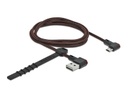 Delock USB 2.0-Kabel EASY USB, A-MicroB gewinkelt 1 m