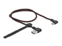 Delock USB 2.0-Kabel EASY USB, A-MicroB, gewinkelt 0.5 m