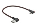 Delock USB 2.0-Kabel EASY-USB, A-MicroB gewinkelt 0.2 m