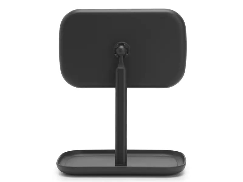 Brabantia Kosmetikspiegel mit Ablageschale, Schwarz