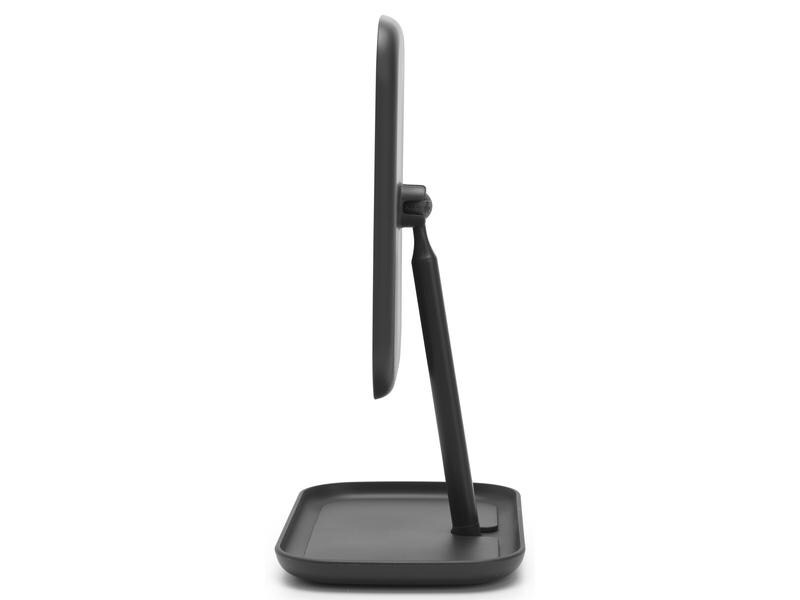 Brabantia Kosmetikspiegel mit Ablageschale, Schwarz