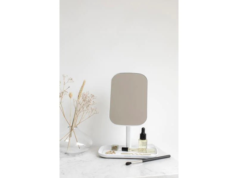 Brabantia Kosmetikspiegel mit Ablageschale, Weiss