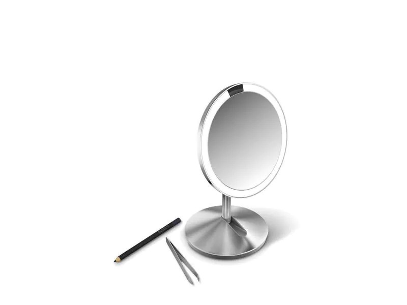 Simplehuman Kosmetikspiegel mit Sensor 12 cm Silber