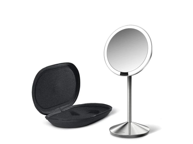 Simplehuman Kosmetikspiegel mit Sensor 12 cm Silber