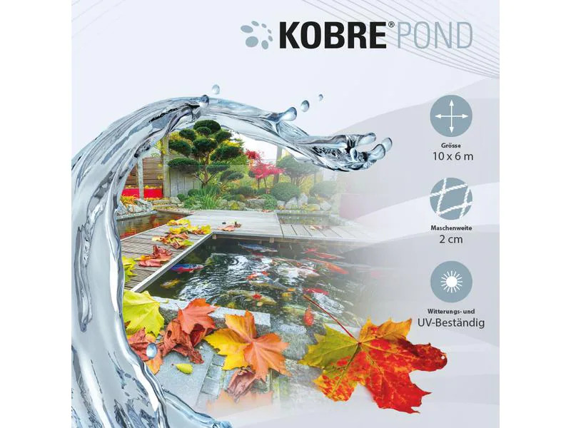 Kobre®Pond Laubschutznetz 10 x 6 m