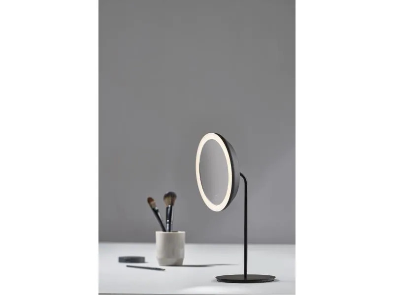 Zone Denmark Kosmetikspiegel Ø 18 cm Schwarz