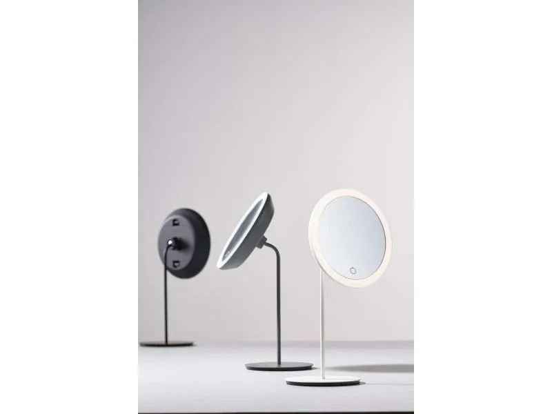 Zone Denmark Kosmetikspiegel Ø 18 cm Schwarz