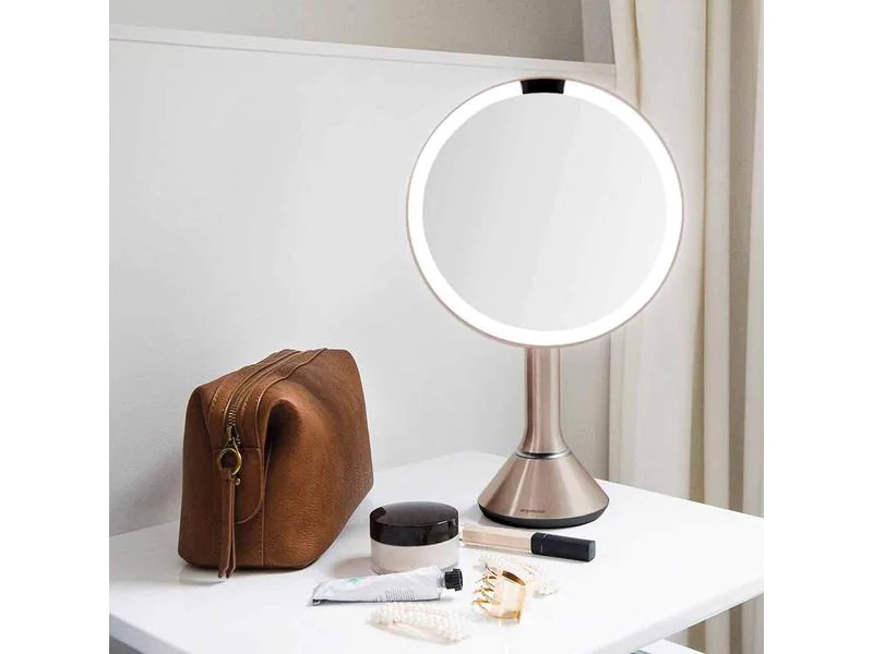 Simplehuman Kosmetikspiegel mit Sensor Touch control Rosegold