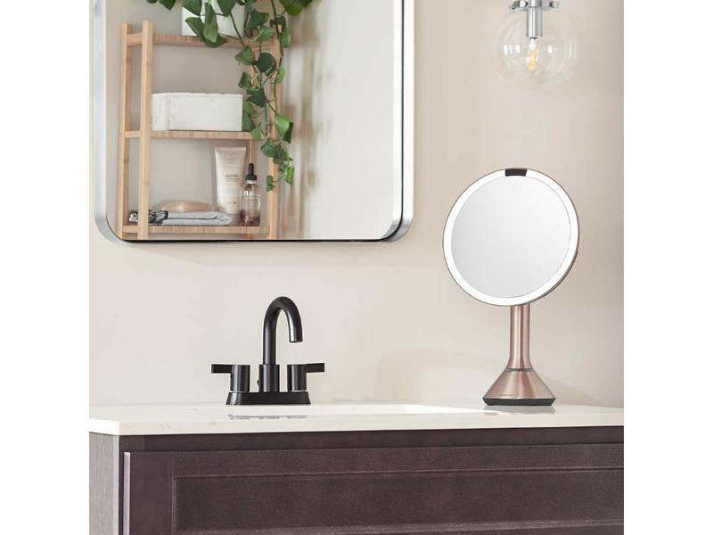 Simplehuman Kosmetikspiegel mit Sensor Touch control Rosegold