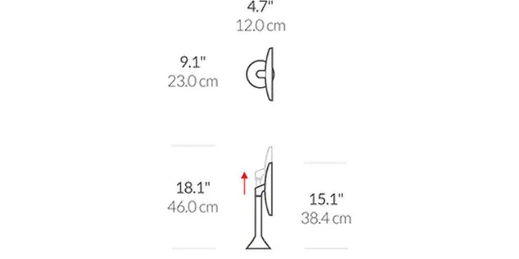 Simplehuman Kosmetikspiegel mit Sensor Touch control Rosegold