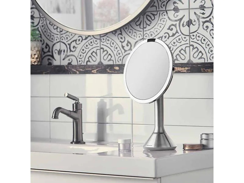 Simplehuman Kosmetikspiegel mit Sensor Touch control Silber