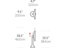 Simplehuman Kosmetikspiegel mit Sensor Touch control Silber