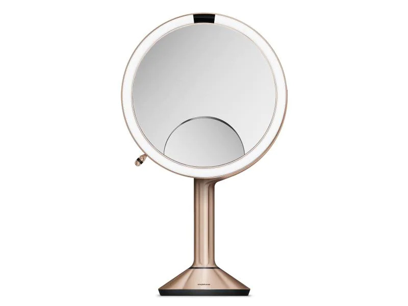Simplehuman Kosmetikspiegel mit Sensor Trio Rosé