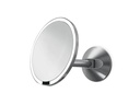 Simplehuman Kosmetikspiegel mit Sensor mit Wandhalterung Silber