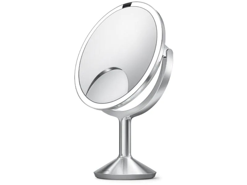 Simplehuman Kosmetikspiegel mit Sensor Trio max Silber