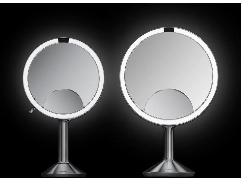 Simplehuman Kosmetikspiegel mit Sensor Trio max Silber