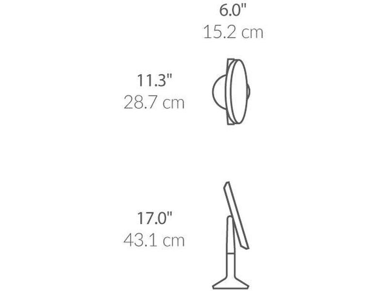 Simplehuman Kosmetikspiegel mit Sensor Trio max Silber