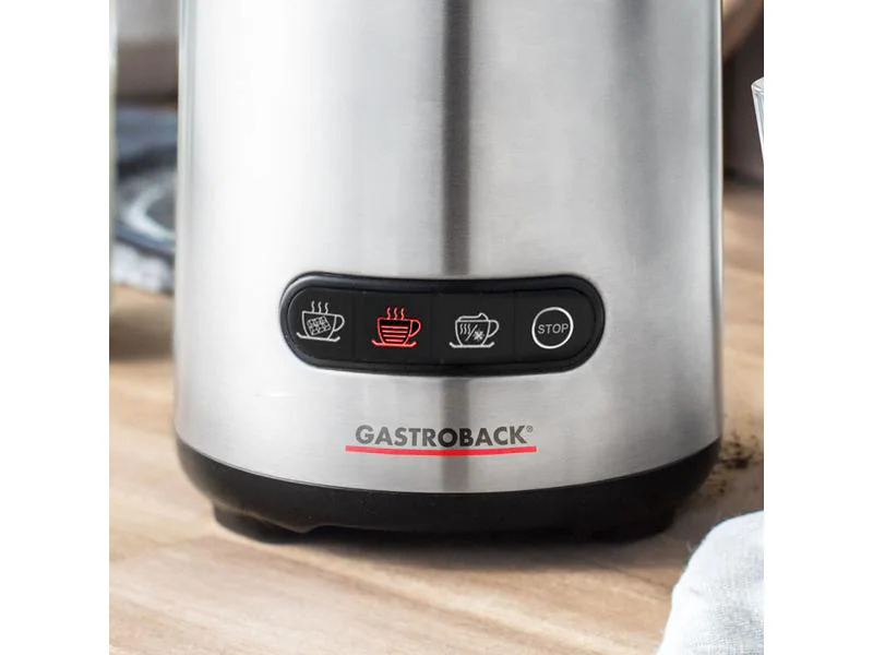 Gastroback Milchschäumer Design Milk &amp; Chocolate Advanced Silber