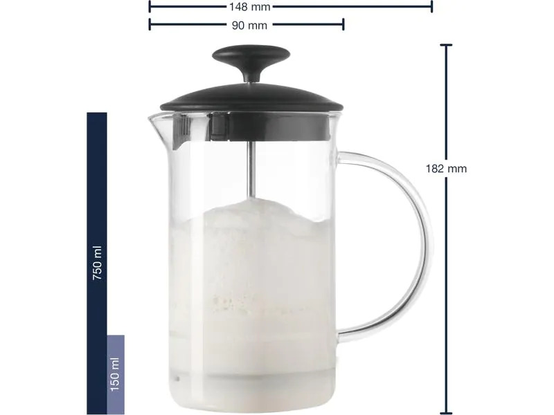 Leonardo Milchschäumer Caffe Transparent