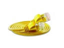 SLIM Slimpatchkabel  Cat 6, UTP, 1 m, Gelb