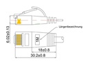 SLIM Slimpatchkabel  Cat 6, UTP, 1 m, Grün
