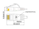 SLIM Slimpatchkabel  Cat 6, UTP, 1 m, Orange