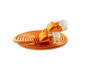 SLIM Slimpatchkabel  Cat 6, UTP, 1 m, Orange