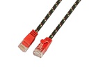 SLIM Slimpatchkabel  Cat 6, UTP, 1 m, Rot