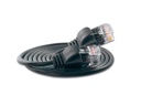 SLIM Slimpatchkabel  Cat 6, UTP, 1 m, Schwarz