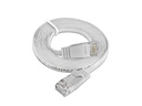 SLIM Slimpatchkabel  Cat 6, UTP, 1 m, Weiss