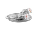 SLIM Slimpatchkabel  Cat 6, UTP, 1 m, Weiss
