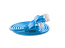 SLIM Slimpatchkabel  Cat 6, UTP, 1.5 m, Blau