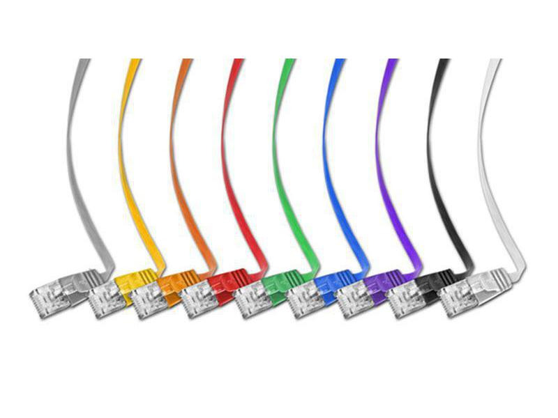 SLIM Slimpatchkabel  Cat 6, UTP, 1.5 m, Orange