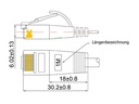 SLIM Slimpatchkabel  Cat 6, UTP, 1.5 m, Orange