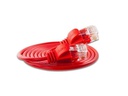 SLIM Slimpatchkabel  Cat 6, UTP, 1.5 m, Rot