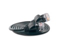 SLIM Slimpatchkabel  Cat 6, UTP, 1.5 m, Schwarz