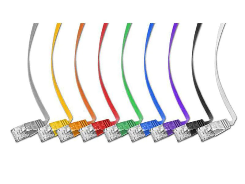 SLIM Slimpatchkabel  Cat 6, UTP, 1.5 m, Weiss