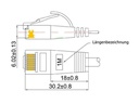 SLIM Slimpatchkabel  Cat 6, UTP, 1.5 m, Weiss