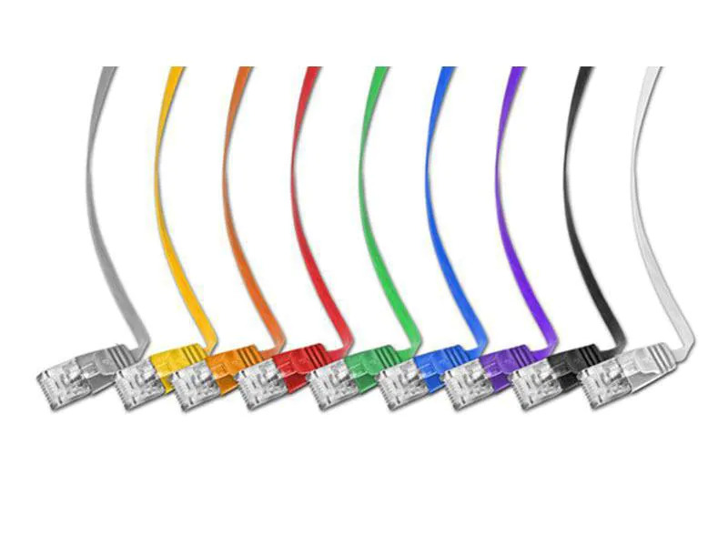 SLIM Slimpatchkabel  Cat 6, UTP, 10 m, Blau