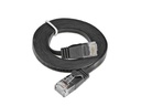 SLIM Slimpatchkabel  Cat 6, UTP, 10 m, Schwarz