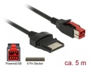Delock USB 2.0-Kabel Powered USB 24Volt - 8Pin 5 m
