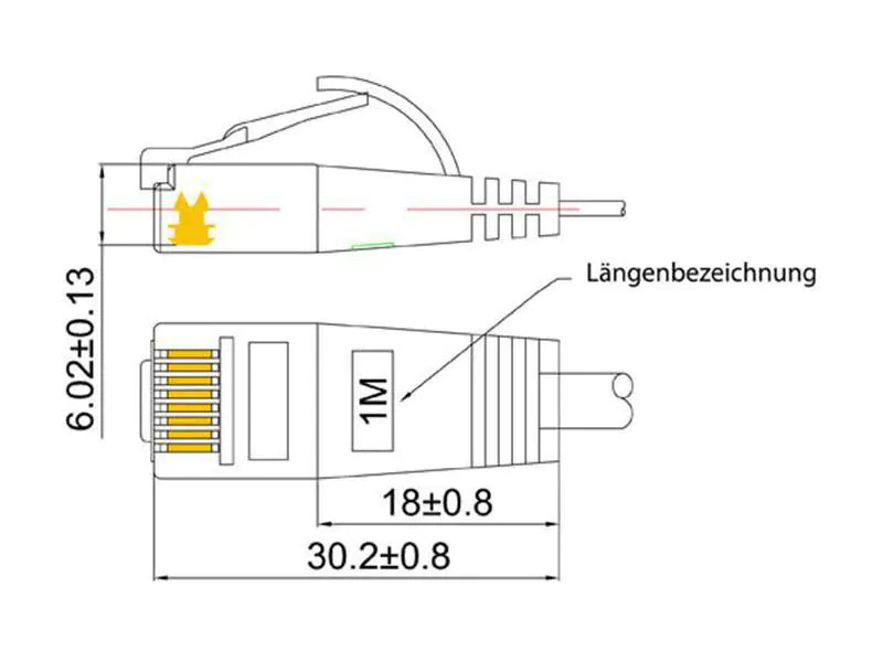 SLIM Slimpatchkabel  Cat 6, UTP, 15 m, Grün