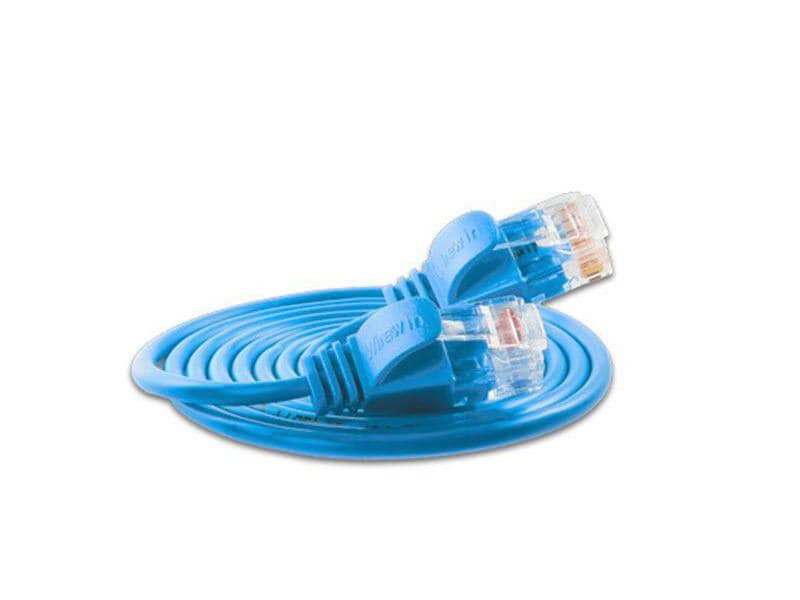 SLIM Slimpatchkabel  Cat 6, UTP, 2 m, Blau