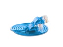 SLIM Slimpatchkabel  Cat 6, UTP, 2 m, Blau